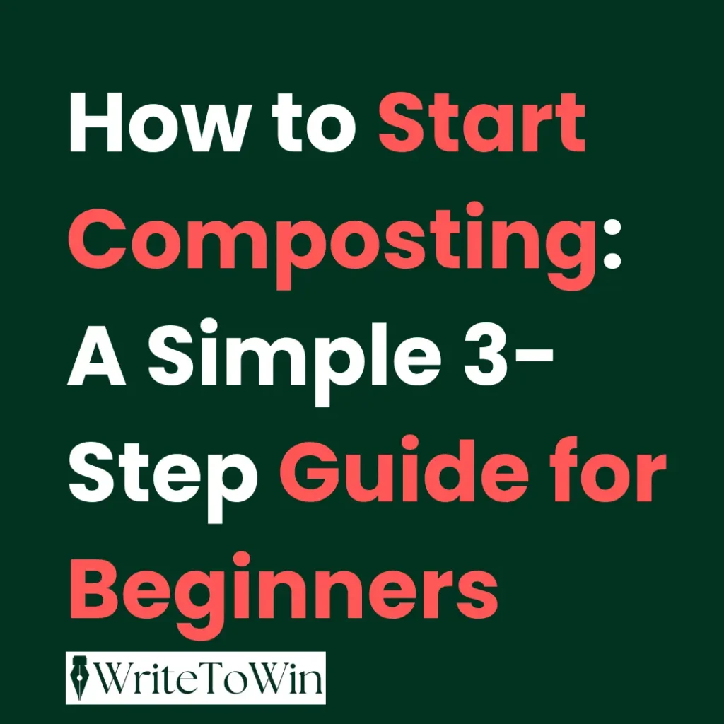 A person's hands adding fresh vegetable peels and coffee grounds from a bowl into a backyard compost bin filled with soil and leaves.
